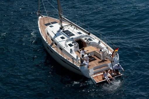Sail boat FOR CHARTER, year 2014 brand Bavaria and model 45, available in Port Olimpic Barcelona Barcelona España